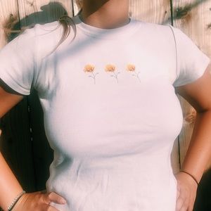 Cute embroidered Tee